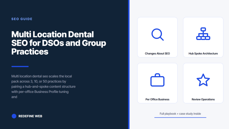 multi location dental seo