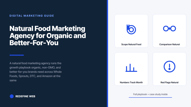 Natural Food Marketing Agency for Organic and Better-For-You Brands