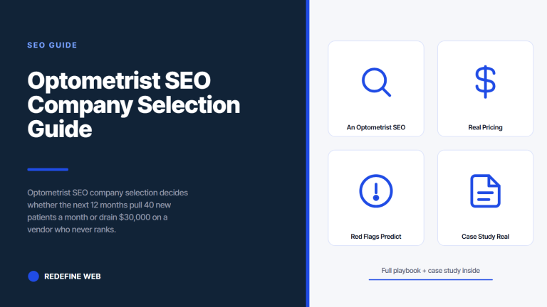 Optometrist SEO Company Selection Guide and Red Flags