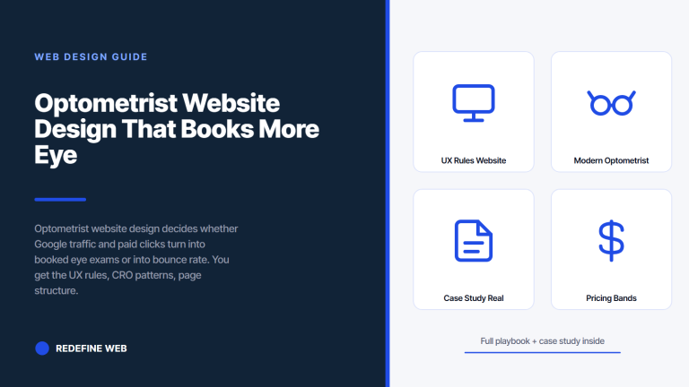 Optometrist Website Design That Books More Eye Exams