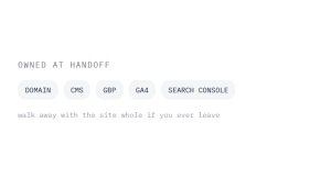 optometrist website design outcome showing tracked performance improvement