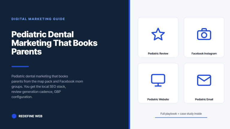 Pediatric Dental Marketing That Books Parents on Maps and Reviews