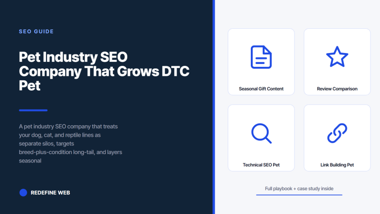 Pet Industry SEO Company That Grows DTC Pet Brands