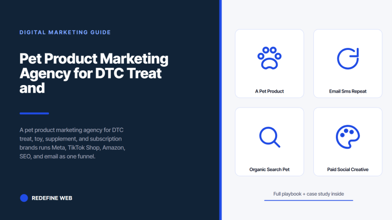 Pet Product Marketing Agency for DTC Treat and Toy Brands