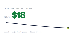 pet products PPC outcome showing tracked performance improvement