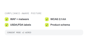 pet products website maintenance outcome showing tracked performance improvement