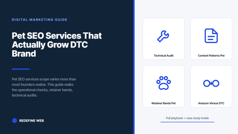 Pet SEO Services That Actually Grow DTC Brand Traffic