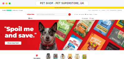 Pet Shop · Pet Superstore · Surrey, UK case study thumbnail