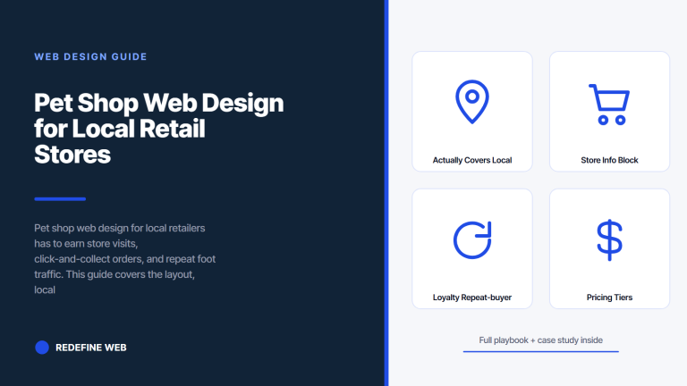 Pet Shop Web Design for Local Retail Stores That Convert