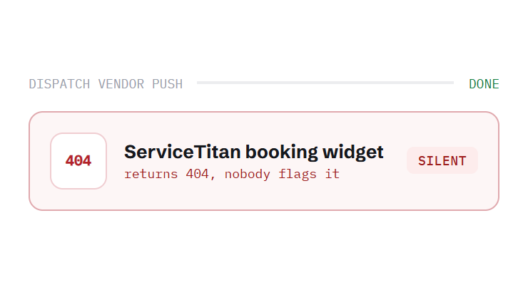 plumbing website maintenance challenge card visualizing a common growth blocker