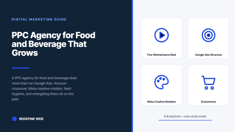 PPC Agency for Food and Beverage That Grows Orders