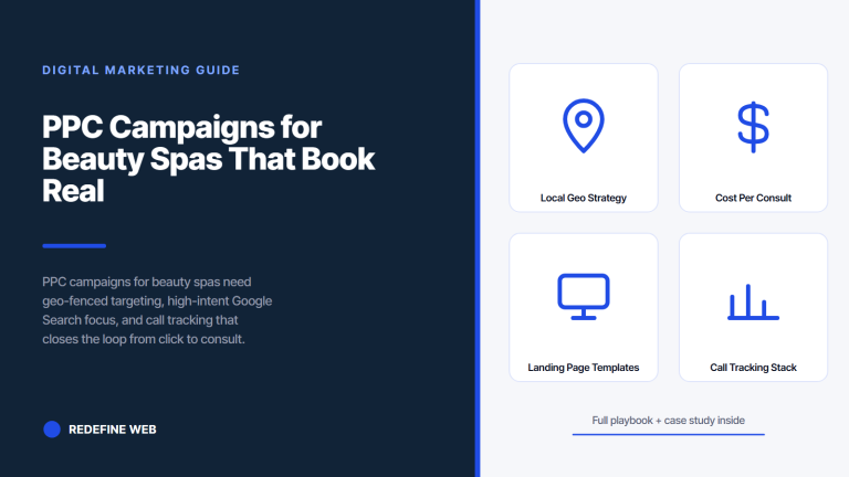 PPC Campaigns for Beauty Spas That Book Real Consult Calendars