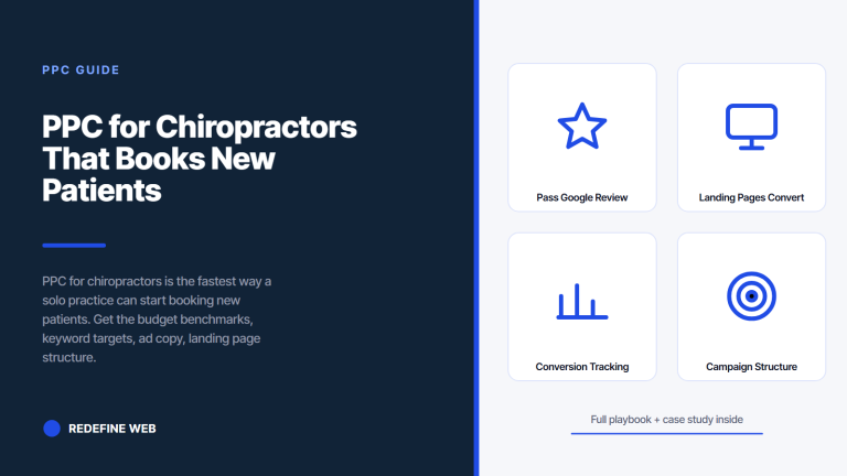 PPC for Chiropractors That Books New Patients From Week One