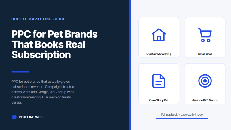 PPC for Pet Brands That Books Real Subscription Growth
