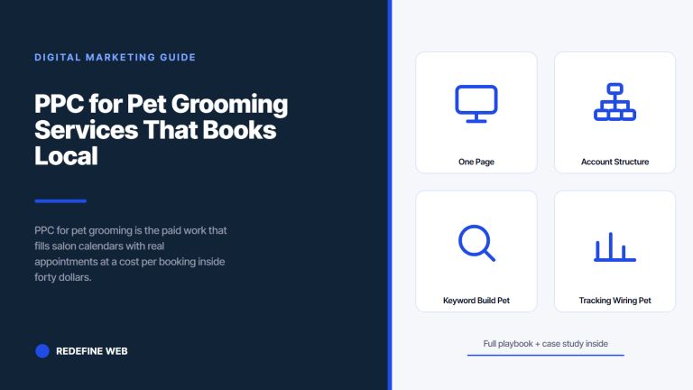 PPC for Pet Grooming Services That Books Local Appointments
