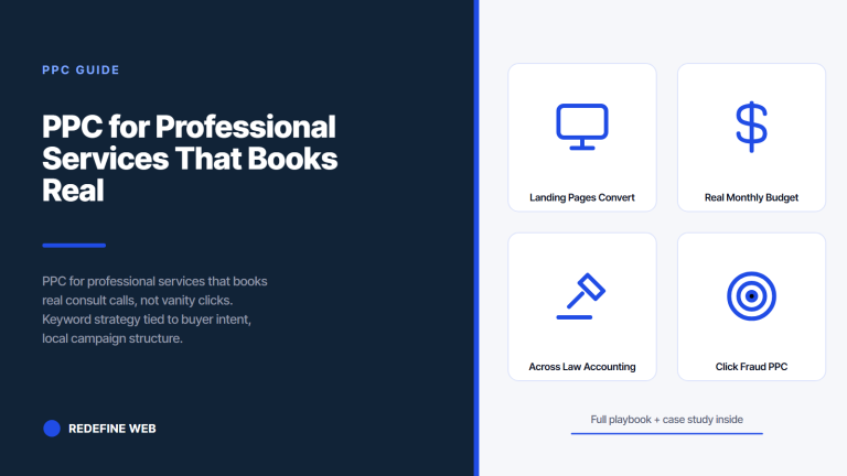 PPC for Professional Services That Books Real Consult Calls
