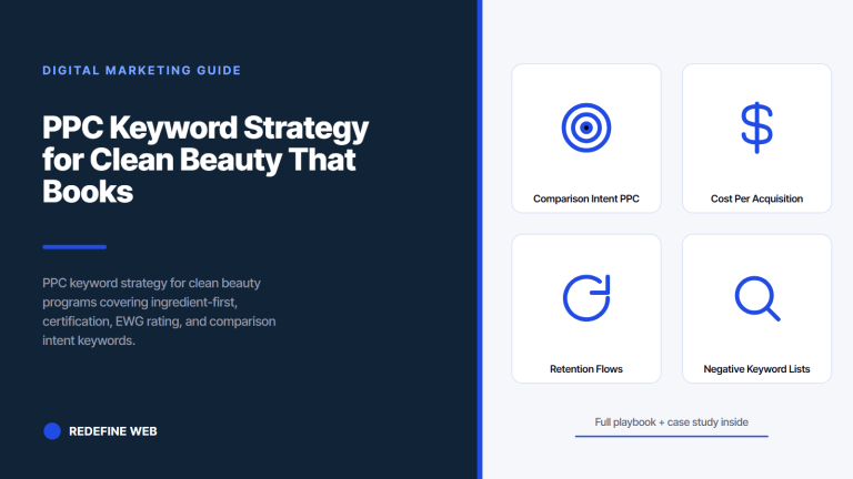 PPC Keyword Strategy for Clean Beauty That Books Real Buyers
