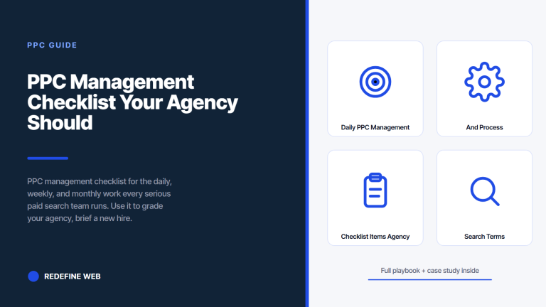 PPC Management Checklist Your Agency Should Be Doing Every Month