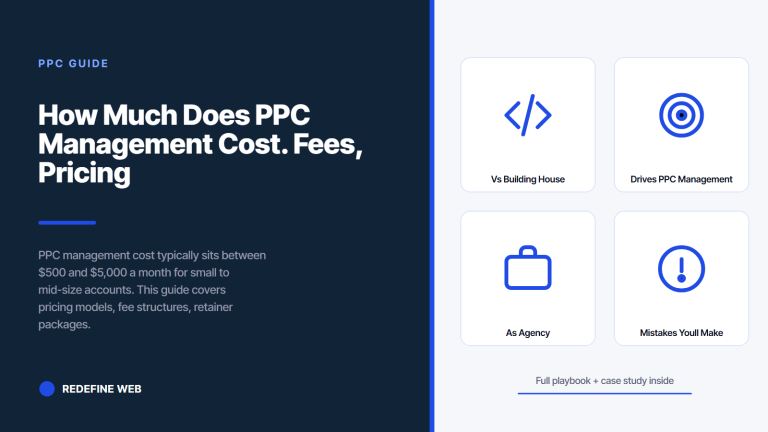 How Much Does PPC Management Cost. Fees, Pricing Models, and Packages