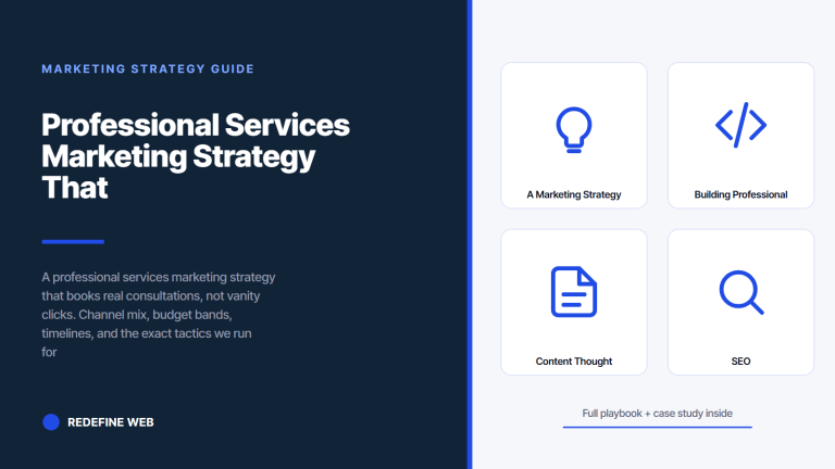 professional services marketing strategy