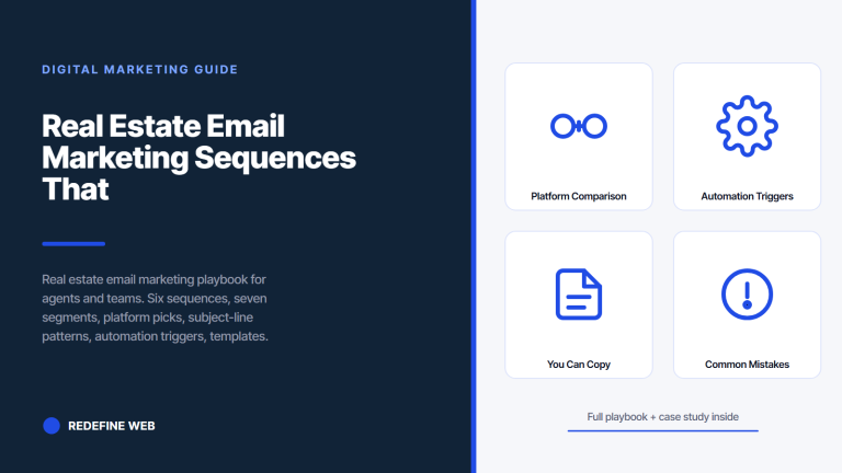 Real Estate Email Marketing Sequences That Book Buyer and Seller Calls