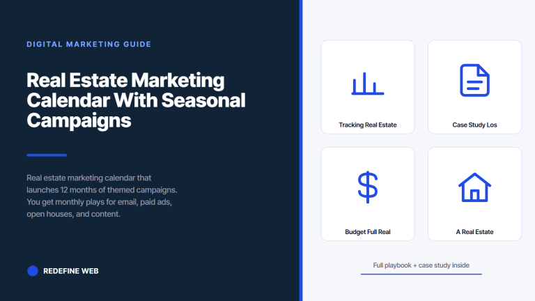 Real Estate Marketing Calendar With Seasonal Campaigns for Every Month