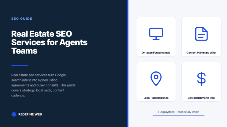 Real Estate SEO Services for Agents Teams and Brokerages