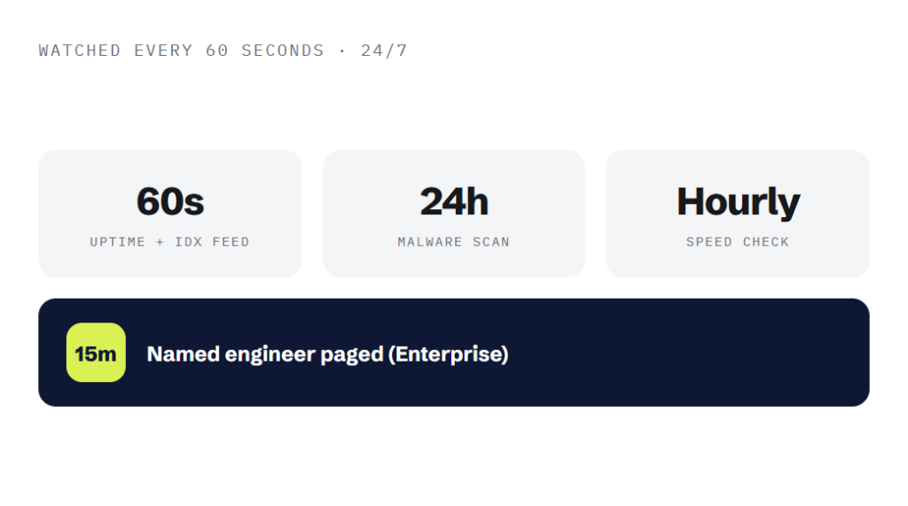 real estate website care plans deliverable panel visualizing scope of work