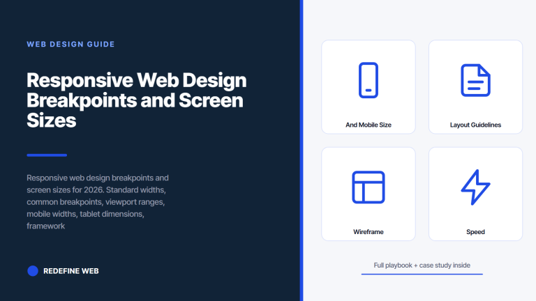 Responsive Web Design Breakpoints and Screen Sizes