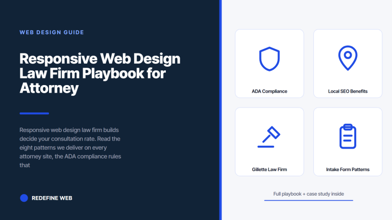 Responsive Web Design Law Firm Playbook for Attorney Sites