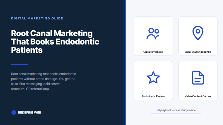 Root Canal Marketing That Books Endodontic Patients With Trust