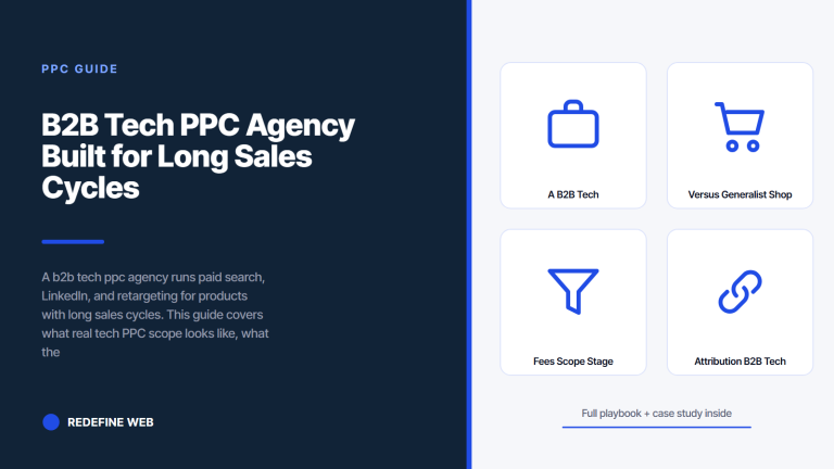 B2B Tech PPC Agency Built for Long Sales Cycles