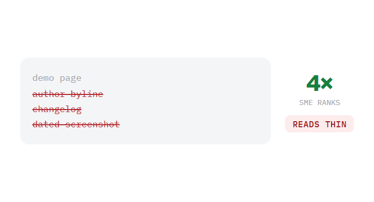 SaaS SEO agency challenge card visualizing a common growth blocker