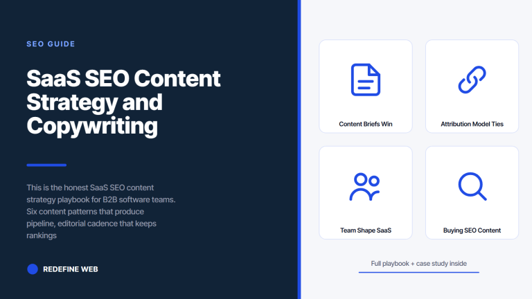 SaaS SEO Content Strategy and Copywriting for B2B Growth