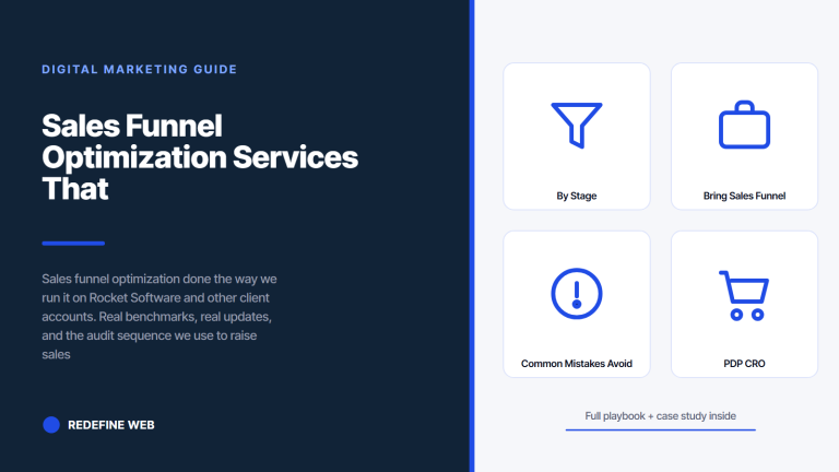 Sales Funnel Optimization Services That Close More Revenue
