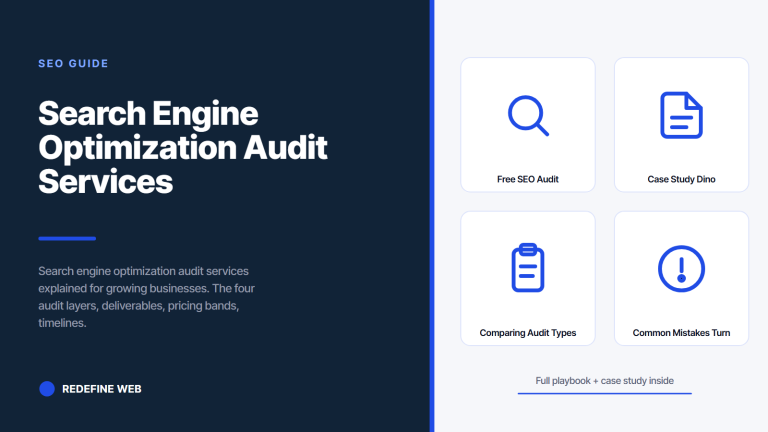Search Engine Optimization Audit Services That Find Real Ranking Blockers