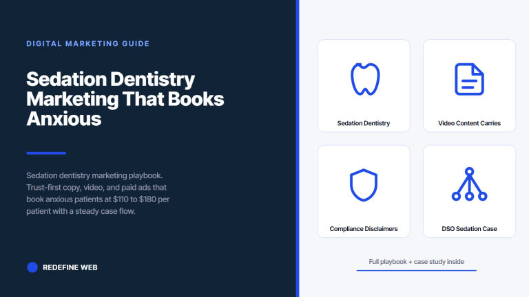 Sedation Dentistry Marketing That Books Anxious Patients Fast