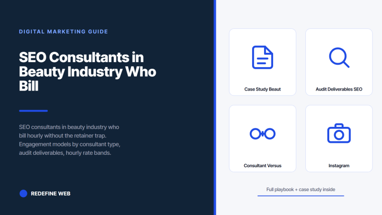 SEO Consultants in Beauty Industry Who Bill Hourly Without the Retainer Trap