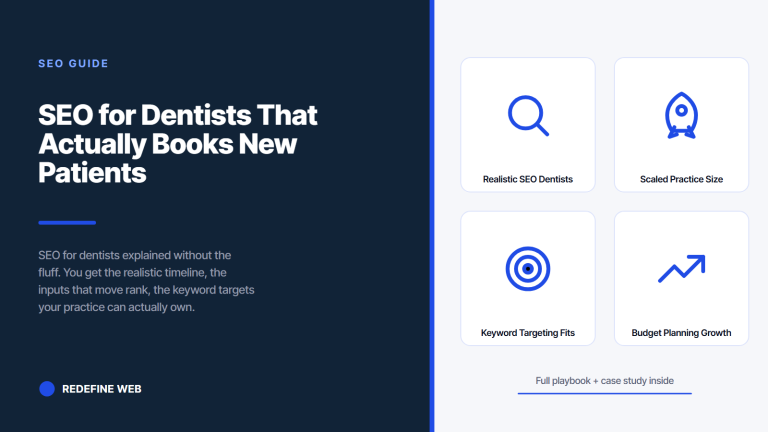 SEO for Dentists That Actually Books New Patients