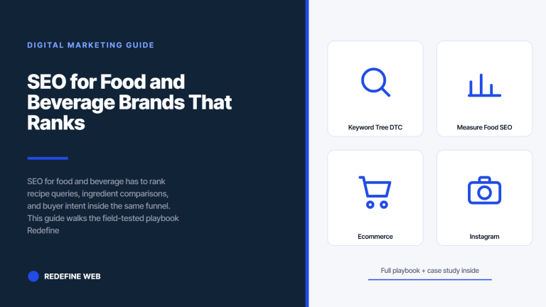 SEO for Food and Beverage Brands That Ranks Recipes and Buyers