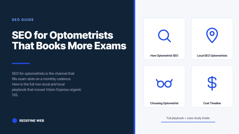 SEO for Optometrists That Books More Exams