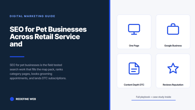 SEO for Pet Businesses Across Retail Service and DTC