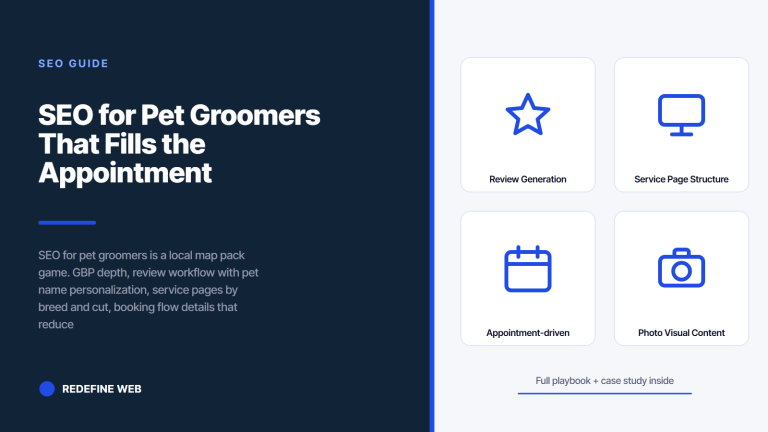 seo for pet groomers