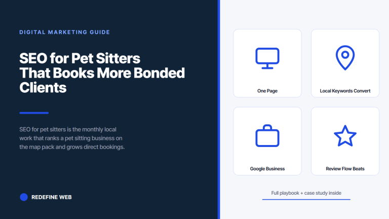 SEO for Pet Sitters That Books More Bonded Clients