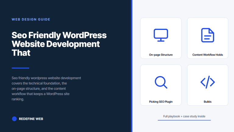 Seo Friendly WordPress Website Development That Actually Ranks