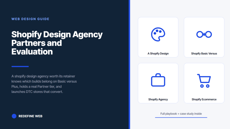 Shopify Design Agency Partners and Evaluation Guide