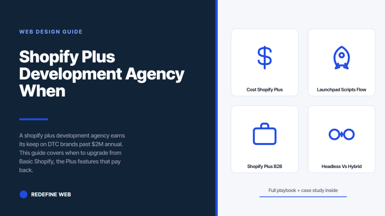 Shopify Plus Development Agency When to Upgrade Your DTC Store