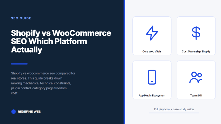Shopify vs WooCommerce SEO Which Platform Actually Wins