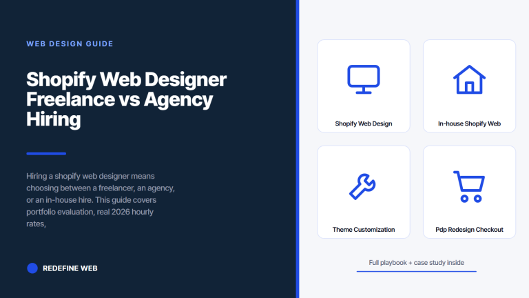 Shopify Web Designer Freelance vs Agency Hiring Guide
