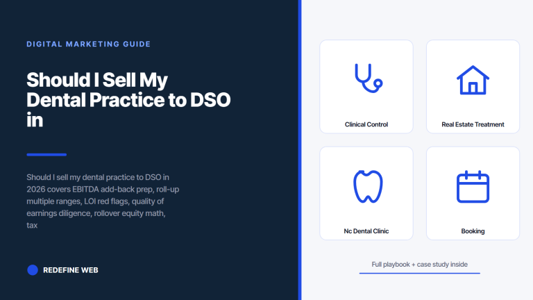 Should I Sell My Dental Practice to DSO in 2026